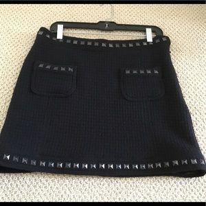 Moschino Jeans Black wool skirt